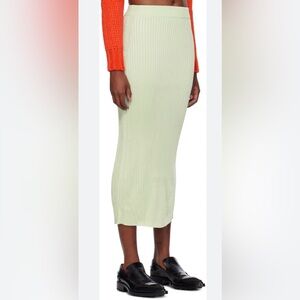 💚 NWT Jil Sander Apple Light Green Pencil Skirt